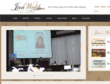 Tablet Screenshot of janwalsh.com